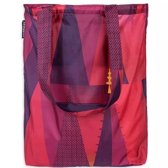 Walt Disney World Cinderella Castle Starbucks Tote Bag w/ Pouch NEW SEALED - Picture 3 of 4